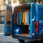 paeurope trasporto capi appesi per settimaa della moda a parigi